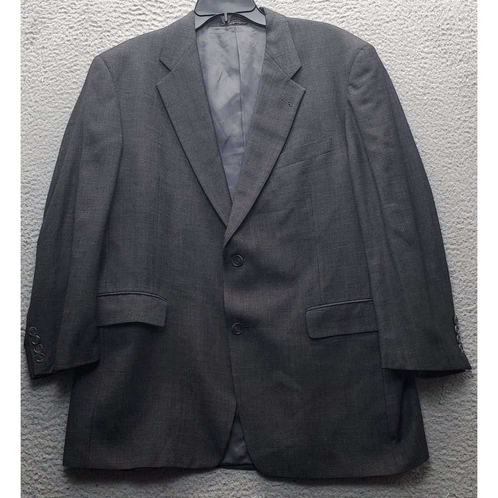 Hart Schaffner Marx Blazer Jacket Mens 41S Multi Notch Lapel Long Sleeve Formal